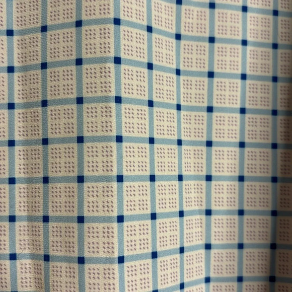 Con.Struct Cooling Comfort Slim Fit Check Stretch Button Up Shirt Size Large - Picture 3 of 10